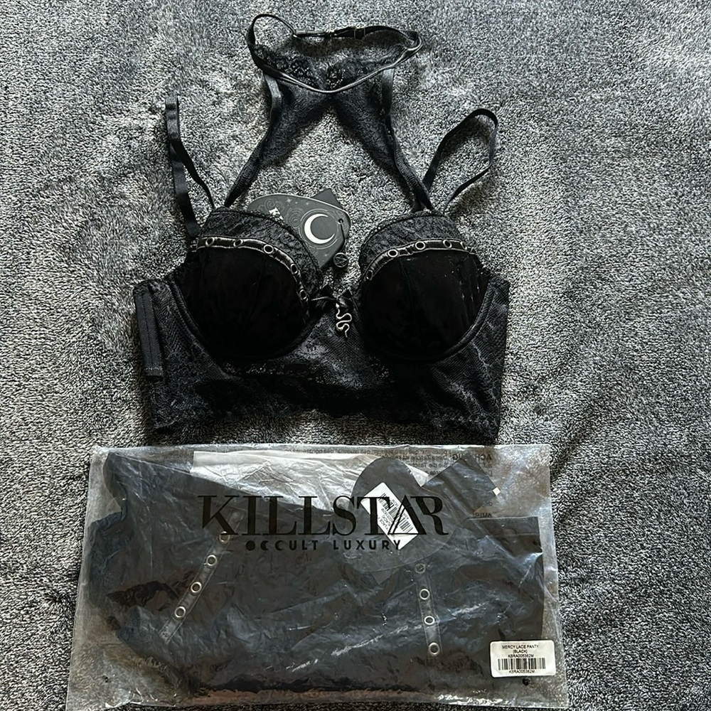 KILLSTAR Mercy Lace Bra & Panty Set